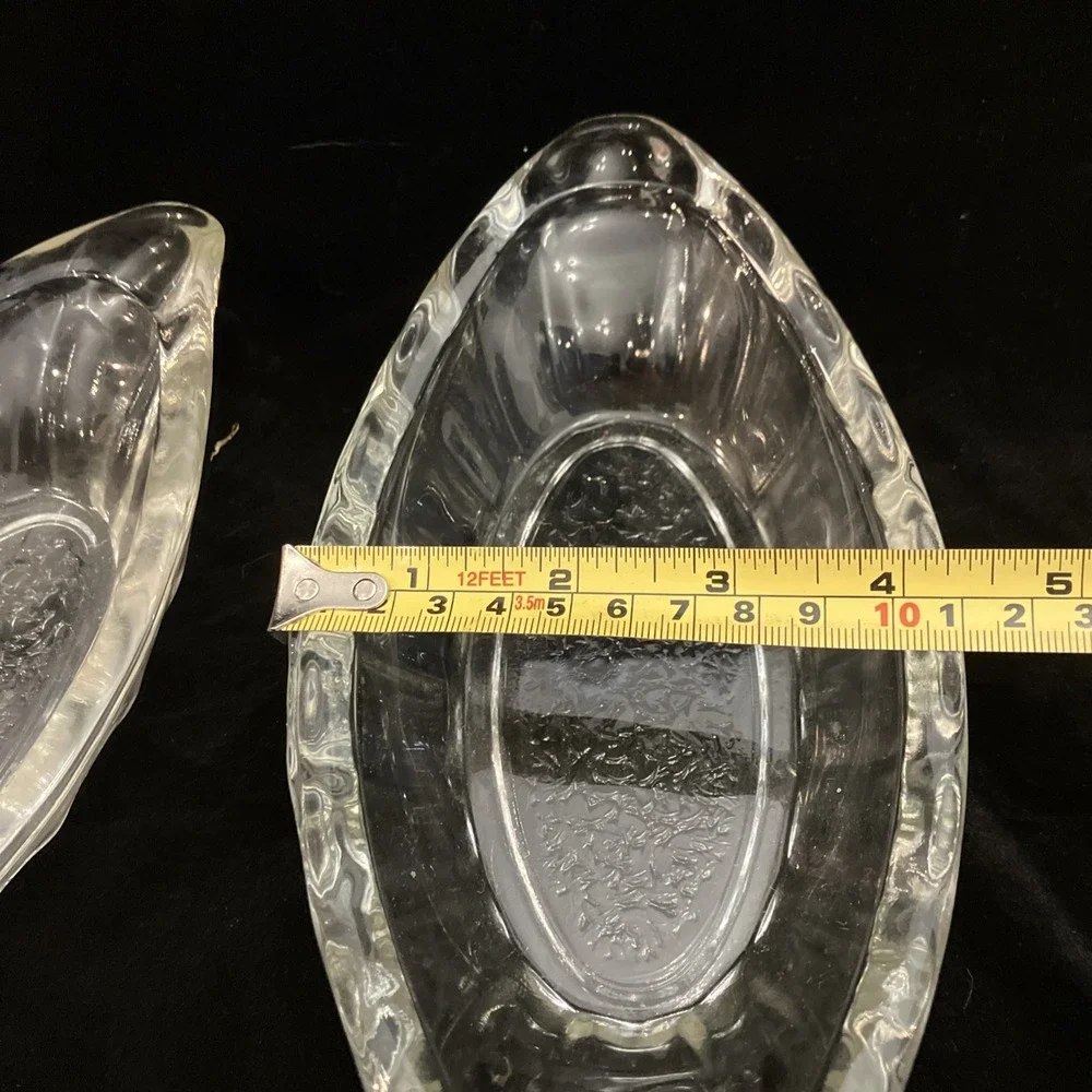 Unmarked clear glass